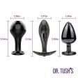 (image for) The Bad Decisions Metal Anal Plug Set – T-Bar, Round & Teardrop