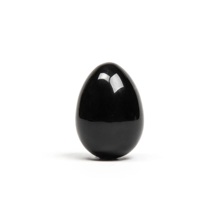 (image for) Black Obsidian - Yoni Egg - Drilled