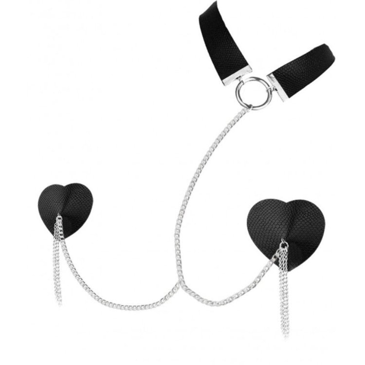 (image for) Dominatrix Nipplicious Pasties w Collar*
