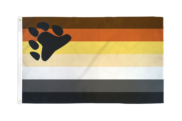 (image for) Bear Flag 3\' X 5\' Polyester