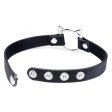 (image for) Kinky Kitty Ring Slim Choker - Black