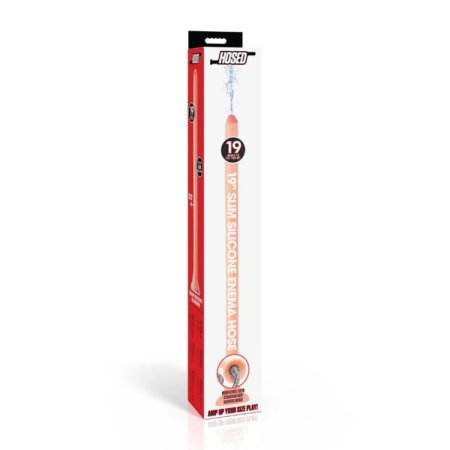 (image for) 19" Slim Silicone Enema Hose