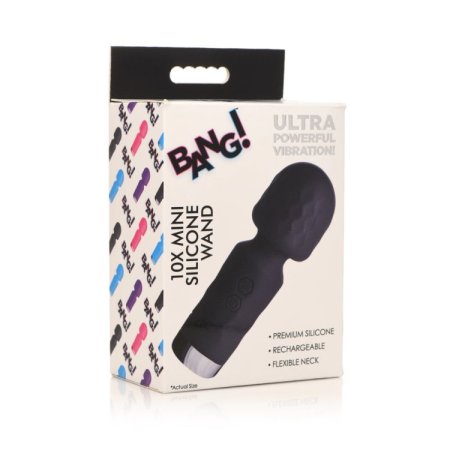 (image for) 10X Mini Silicone Wand - Black