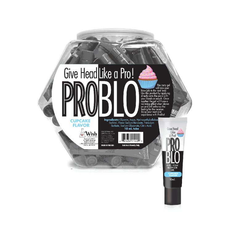 (image for) ProBlo Cupcake Flavor Pleasure Gel 65pc