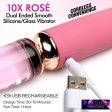 (image for) 10X Dual End Smooth Silicone/Glass Vibe*