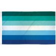 (image for) Gay Male Pride Flag 3'x5' Polyester