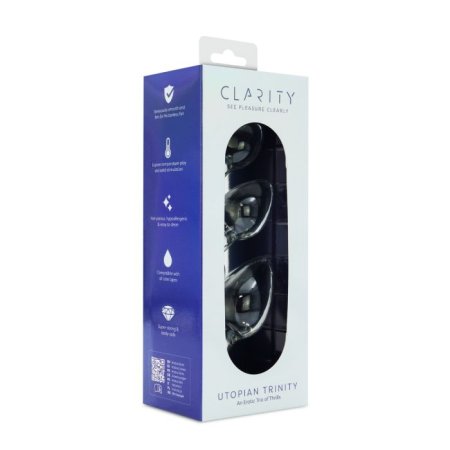 (image for) Clarity - Glass Dildo - Utopian Trinity