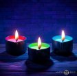 (image for) Wicked Wax Blacklight Reactive Drip Candle Set of 3