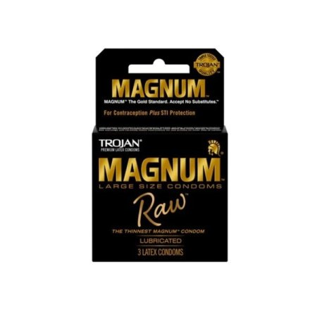 (image for) Trojan Magnum Raw Condoms - 3pk