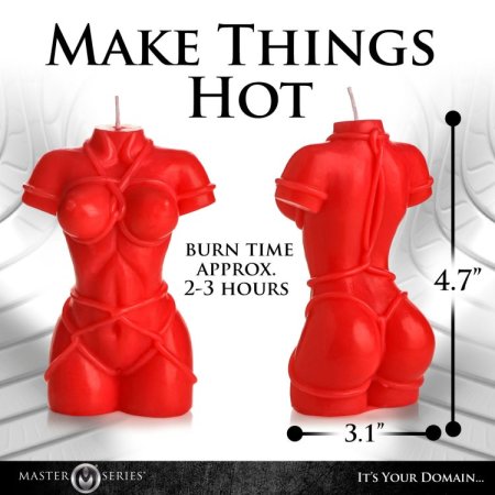 (image for) Bound Goddess Drip Candle - Red