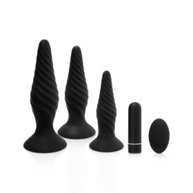 TESTER - Idris R/C Vibrating Anal Plug Set 5pc
