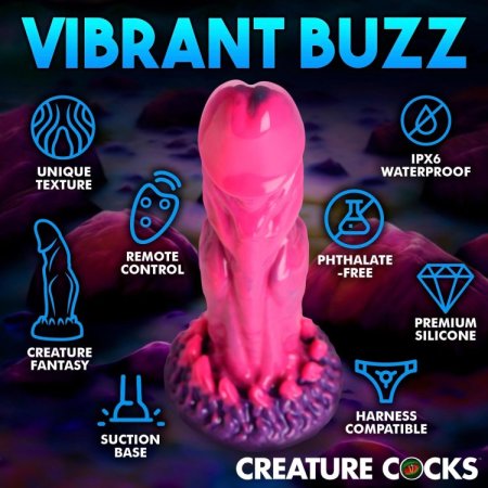 (image for) Xenox Vibrating Silicone Dildo With R/C