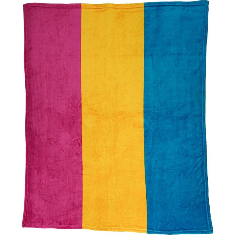 (image for) Pansexual Polar Fleece Blanket 50\" x 60\"