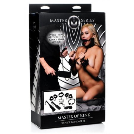(image for) Master of Kink 10 pc Deluxe Bondage Set