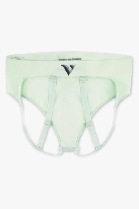 (image for) Womens Medium - JockVStrap Rib Briefs - Mint