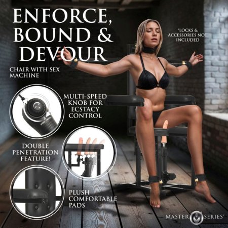 (image for) Enforcer Chair with Sex Machine