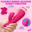 (image for) Flexible Ribbed Silicone Rabbit Vibrator