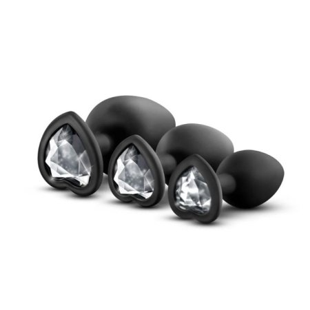 (image for) Luxe Bling Plugs Training Kit - White Gems 3pc