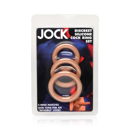 (image for) JOCK Discrete Silicone CockRing Set Tan