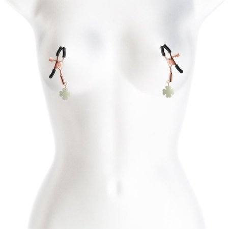 (image for) Bound Nipple Clamps - G4 Rose Gold GID