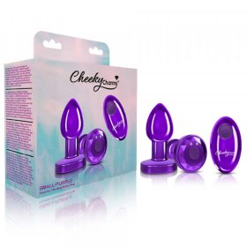 TESTER - R/C Vibrating Metal Plug - Purple-Small
