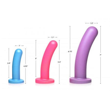 (image for) Triple Peg 28X Vibrating R/C Dildo Set