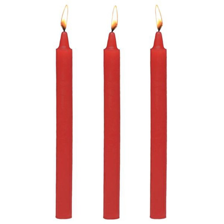 (image for) Fetish Drip Candles 3 Pack - Red