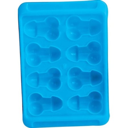 (image for) Blue Balls Penis Shapd Ice Cube Tray 2pc