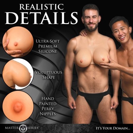 (image for) Perky Pair G-Cup Silic Breasts high neck