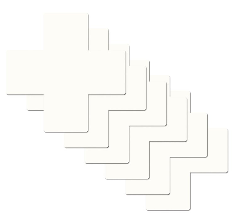 (image for) Refills Plus Cross: 3 Pair Double Stick