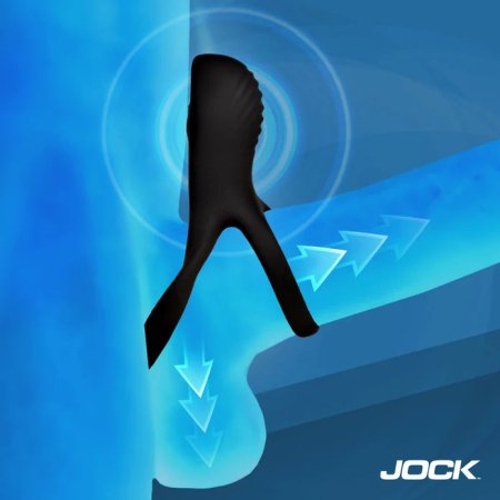 (image for) Hard-On Vibrating Silicone C-Ring w/ Clit Stim