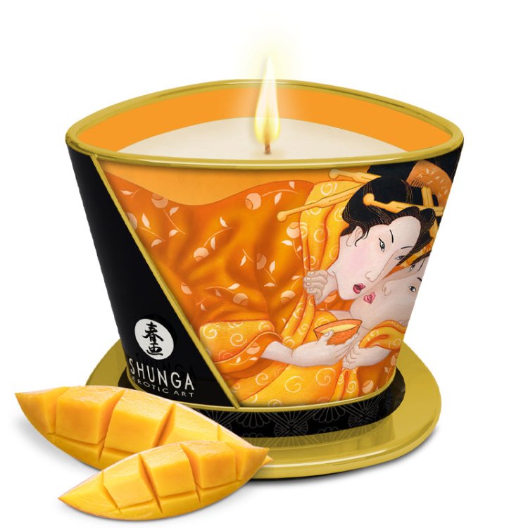 (image for) Massage Candle 170 ml / 5.7 oz - Stimulation / Mango
