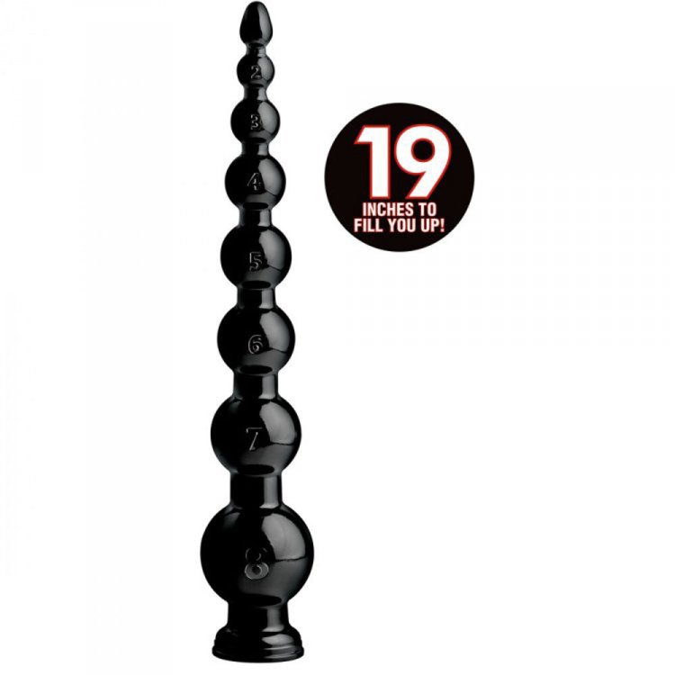 (image for) Hosed 19\" Graduated Beaded Anal Snake