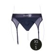 (image for) Vibrating Strap-on Thong w Garters XS/S