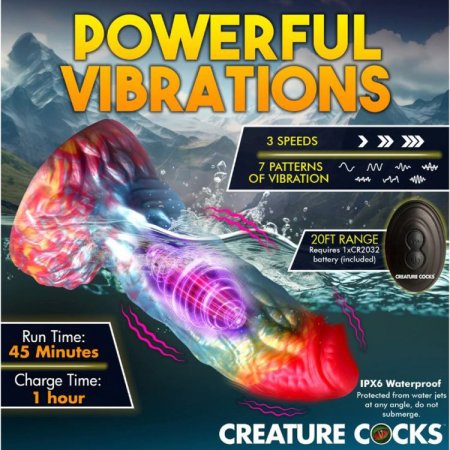(image for) Rainbow Phoenix Vibrating Silicone R/C