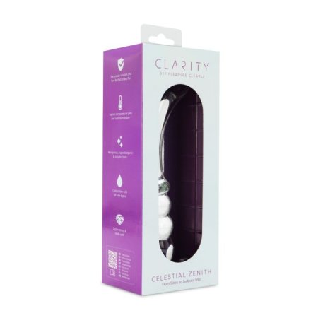 (image for) Clarity - Glass Dildo - Celestial Zenith