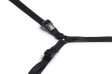 (image for) Bed Buckler Tether and Cuff Restraint Kit Black Microfiber