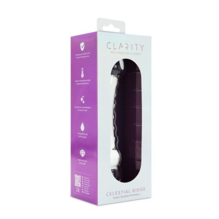 (image for) Clarity - Glass Dildo - Celestial Ridge