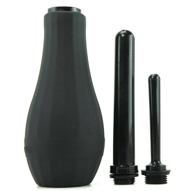 (image for) Ergoflo Extra 5\" Tip Anal Douche/Blk