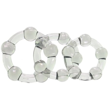 (image for) Zero Toler-Three Amigos Beaded Rings 3pc
