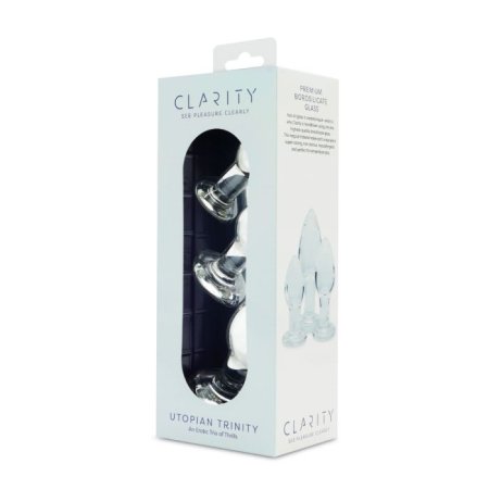 (image for) Clarity - Glass Dildo - Utopian Trinity