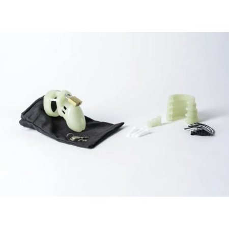 (image for) CB-6000S Cock Cage Kit - Glow in Dark