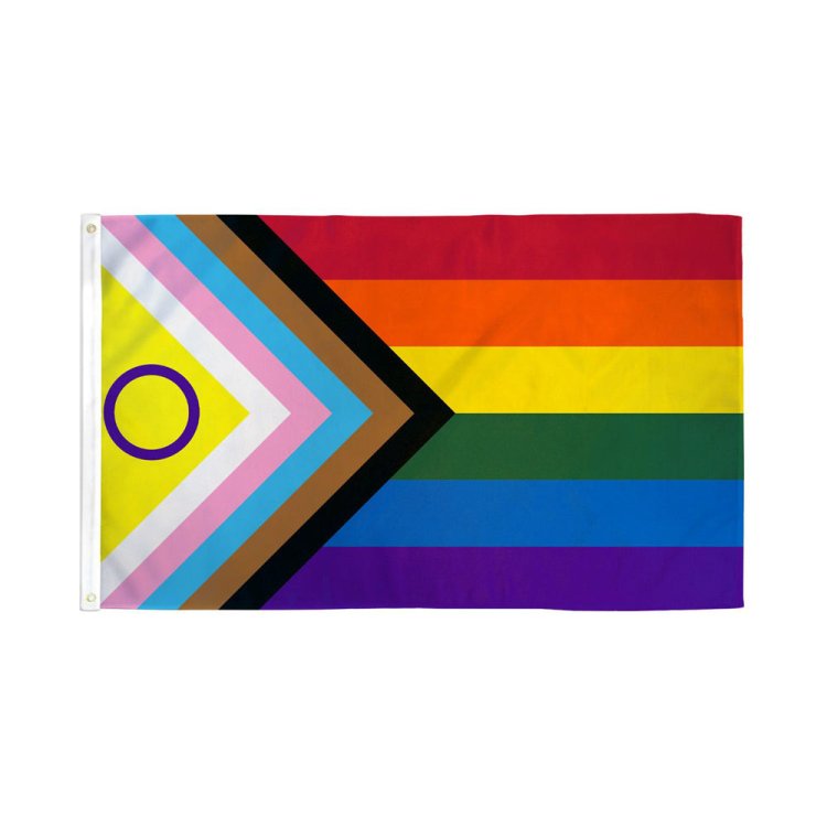 (image for) Inclusive Pride Flag 3\'x5\' Polyester
