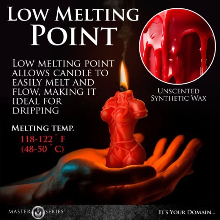 (image for) Bound Goddess Drip Candle - Red