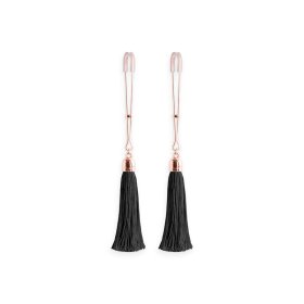Bound Nipple Clamps - T1 - Black Tassel