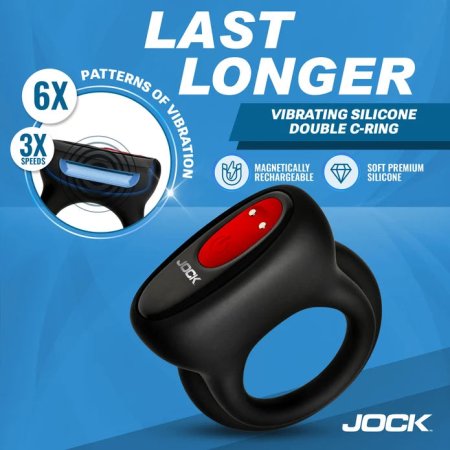 (image for) Hard-On Vibrating Silicone Double C-Ring