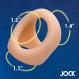 (image for) JOCK Silicone Cock & Ball Ring - Light