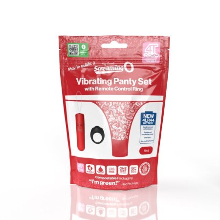 (image for) My Secret Screaming O 4T Panty Vibe - Red