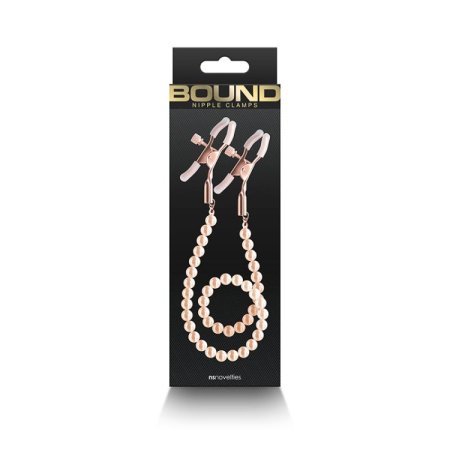 (image for) Bound Nipple Clamps - DC1 - R.Gold Beads