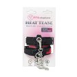 (image for) HEAT TEASE - FLOWER CUFFS - BLACK/PINK